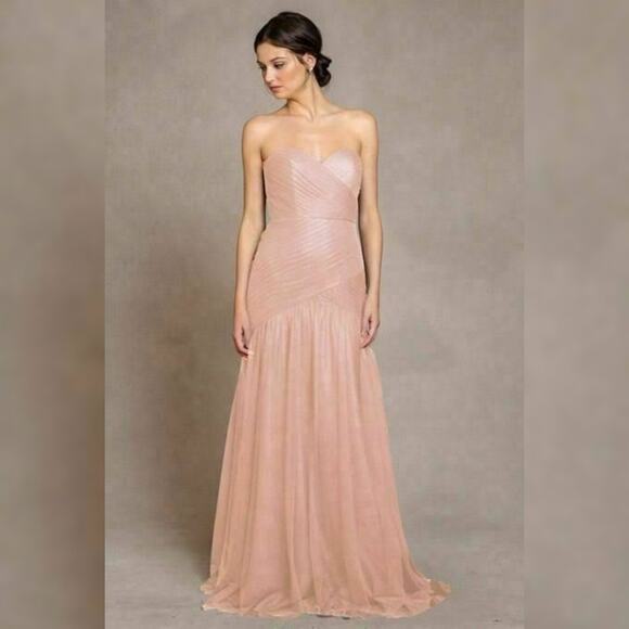 Jenny Yoo 'Ava' Cross Paneled Tulle Gown size 14 - Picture 1 of 6